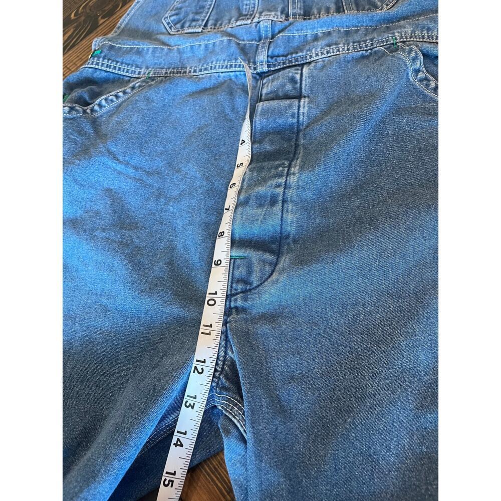 Liberty Blue Jean Overalls Men 36x32 Blue Collar Western Chore Barn Cowboy Work - Picture 7 of 14